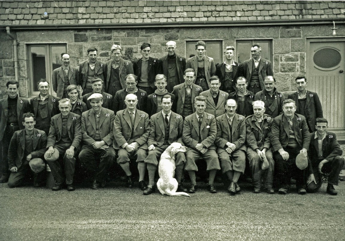 Tillypronie Estate Staff circa 1958