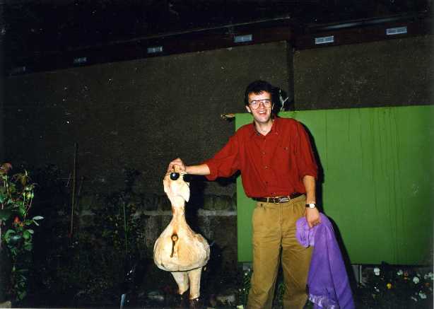 Alastair Young leaving Dornoch
