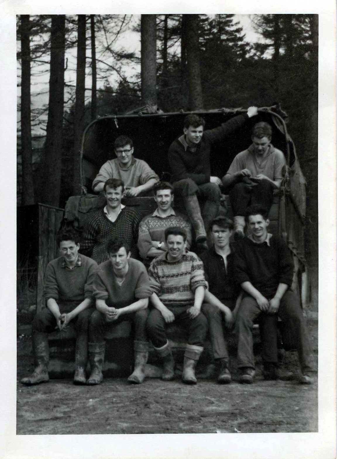 Benmore Forestry School students - Uig Nursery