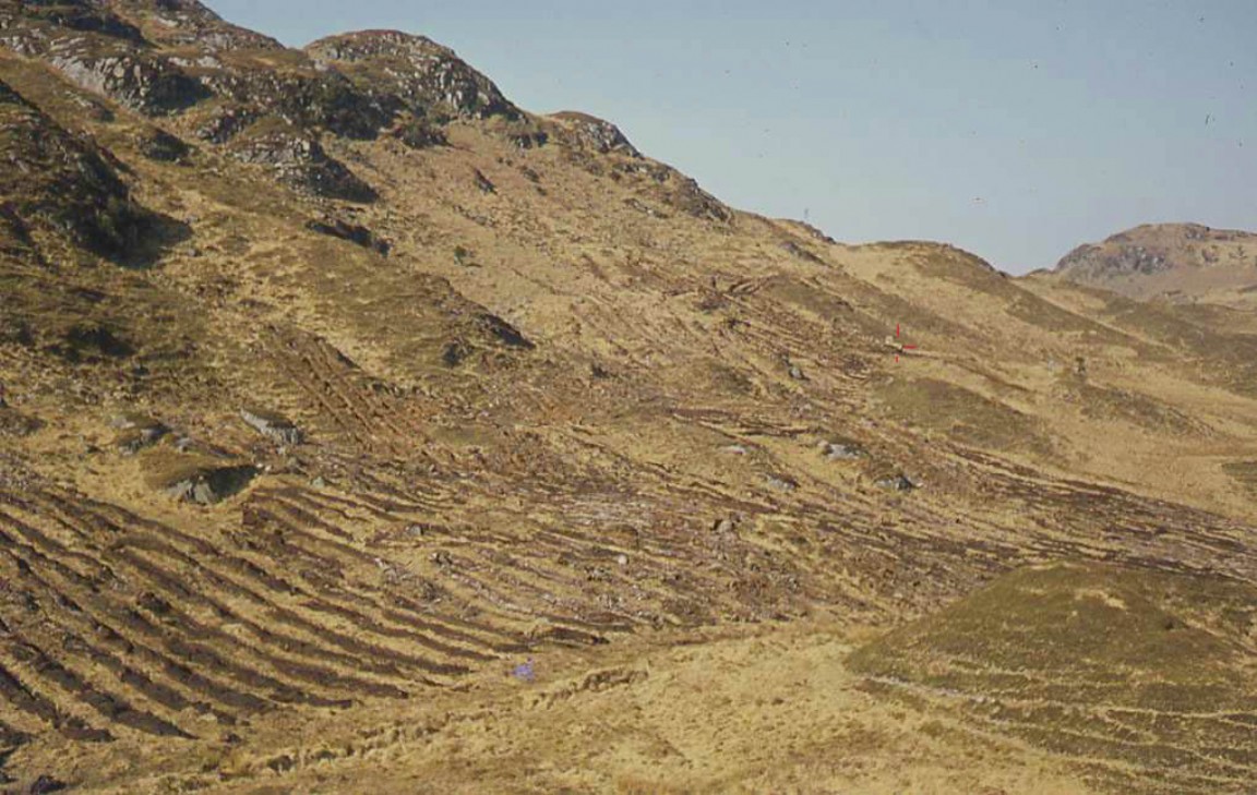 Sunart Forest - Ploughing in Achanellan 