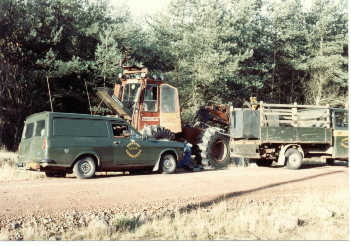 Kockums GP822 processer at Devilla Forest