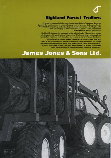 Highlander Trailer, Forwarder and Skidder leaflets