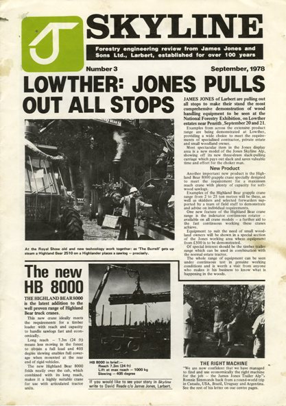 James Jones and Sons Skyline Newsletter No3