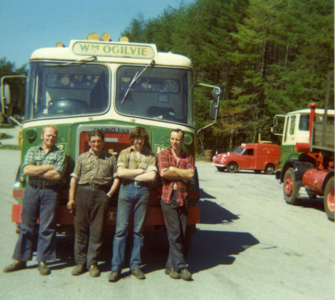 Ogilvie�s Lorries at Braemore Junction