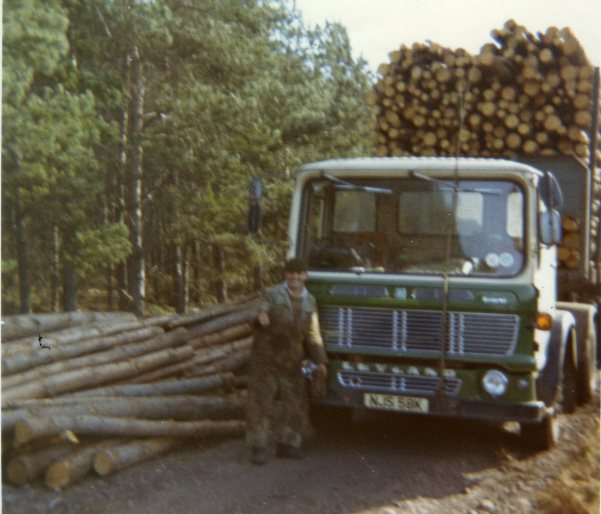 Davie Sinclair from Beauly loaded at Lossiemouth 