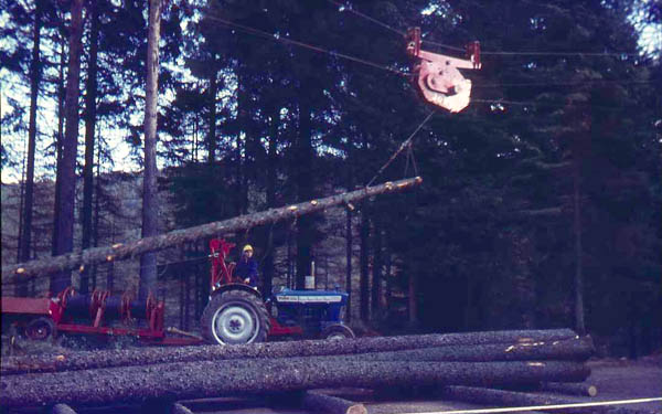 Steyr Cable Crane - First trials in Scotland