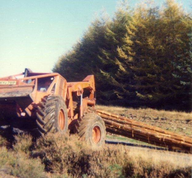 Timberjack near Military Road on Black Isle