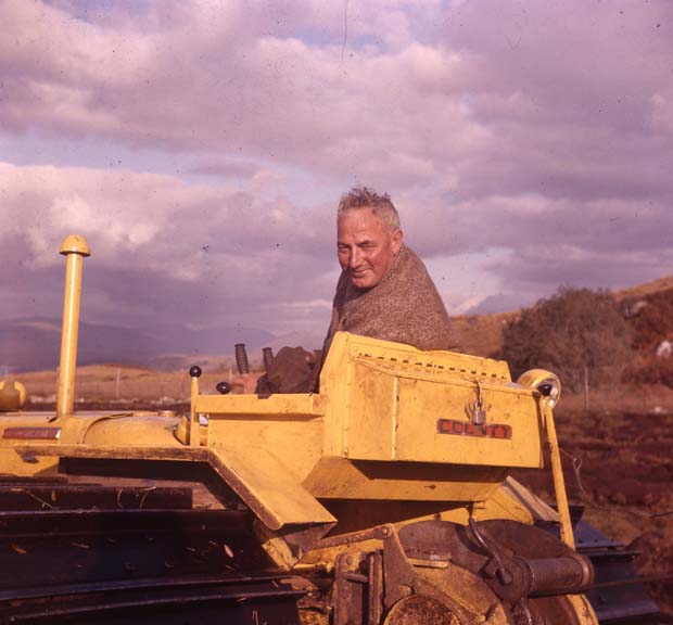 Driver on County tractor 