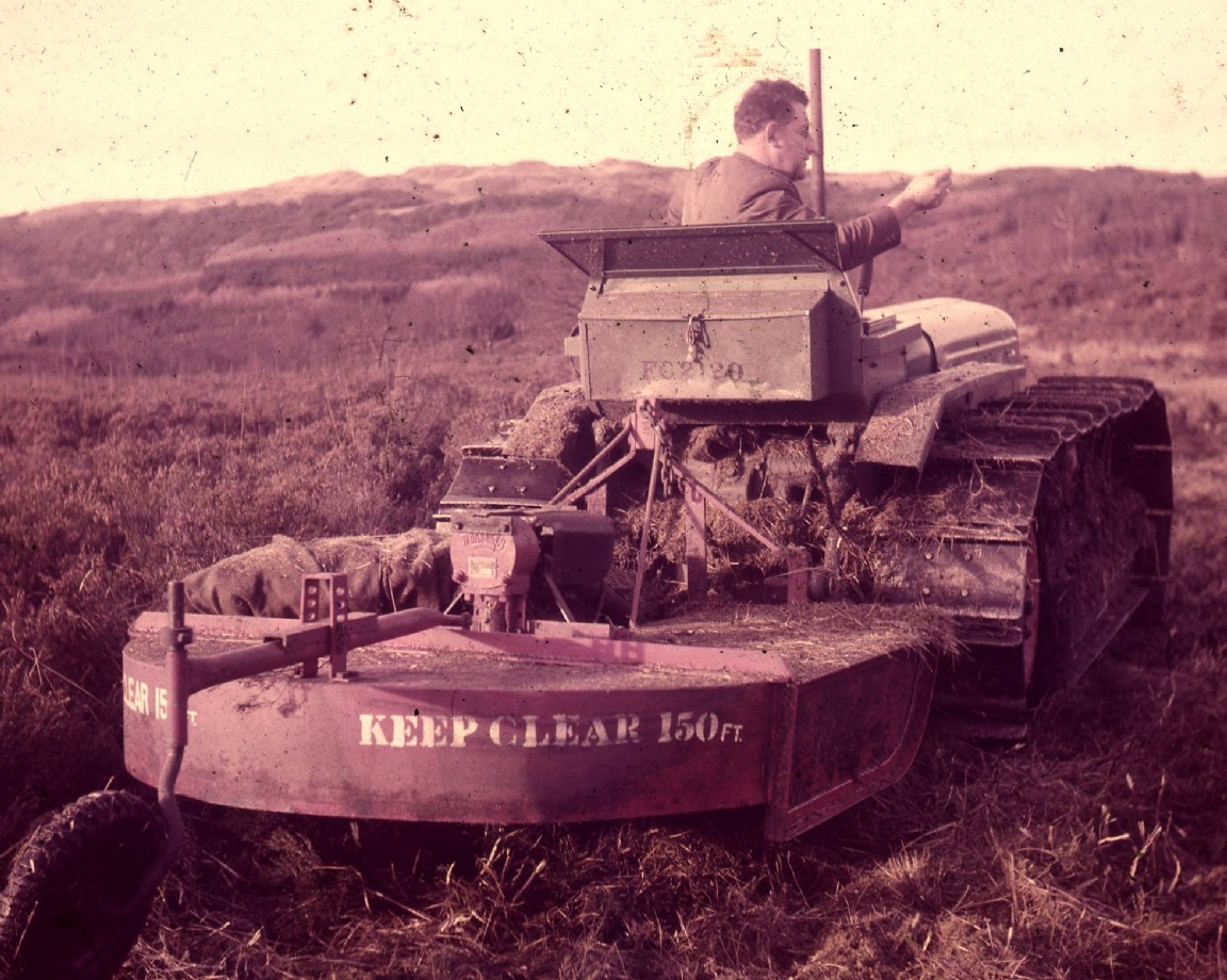 Tractor mounted swipe - Inverinan Forest