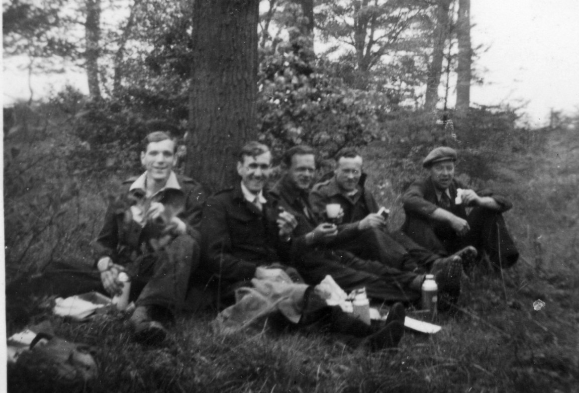Raby Castle 1951 Students at Lunch