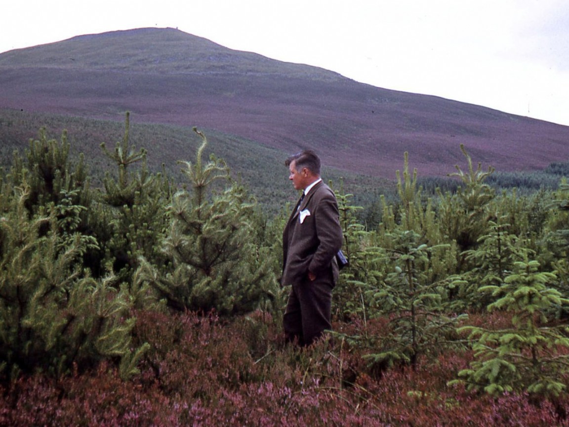 Davie Anderson in Clashindarroch Forest