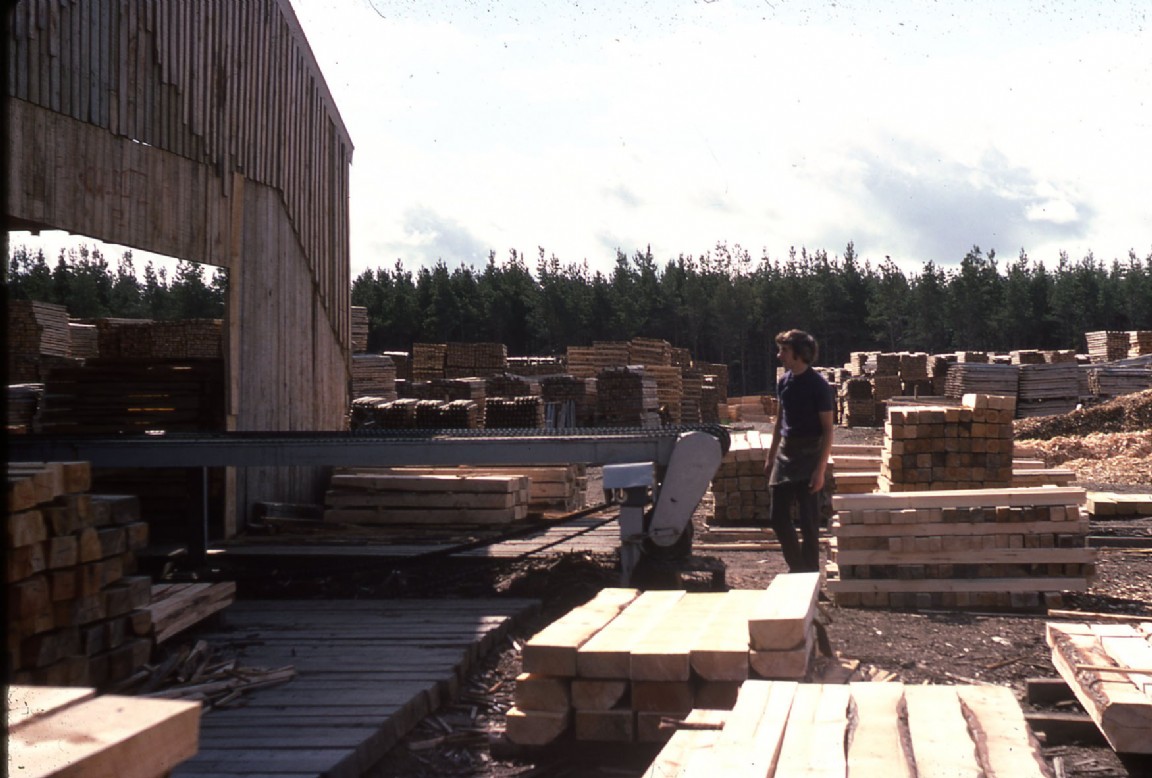 Riddoch&rsquo;s Kinnoir Sawmill 1975