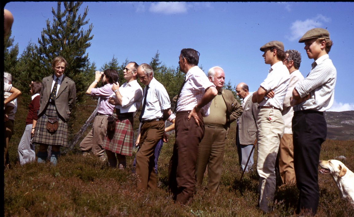 RSFS Visitation to Invercauld Estate 1975