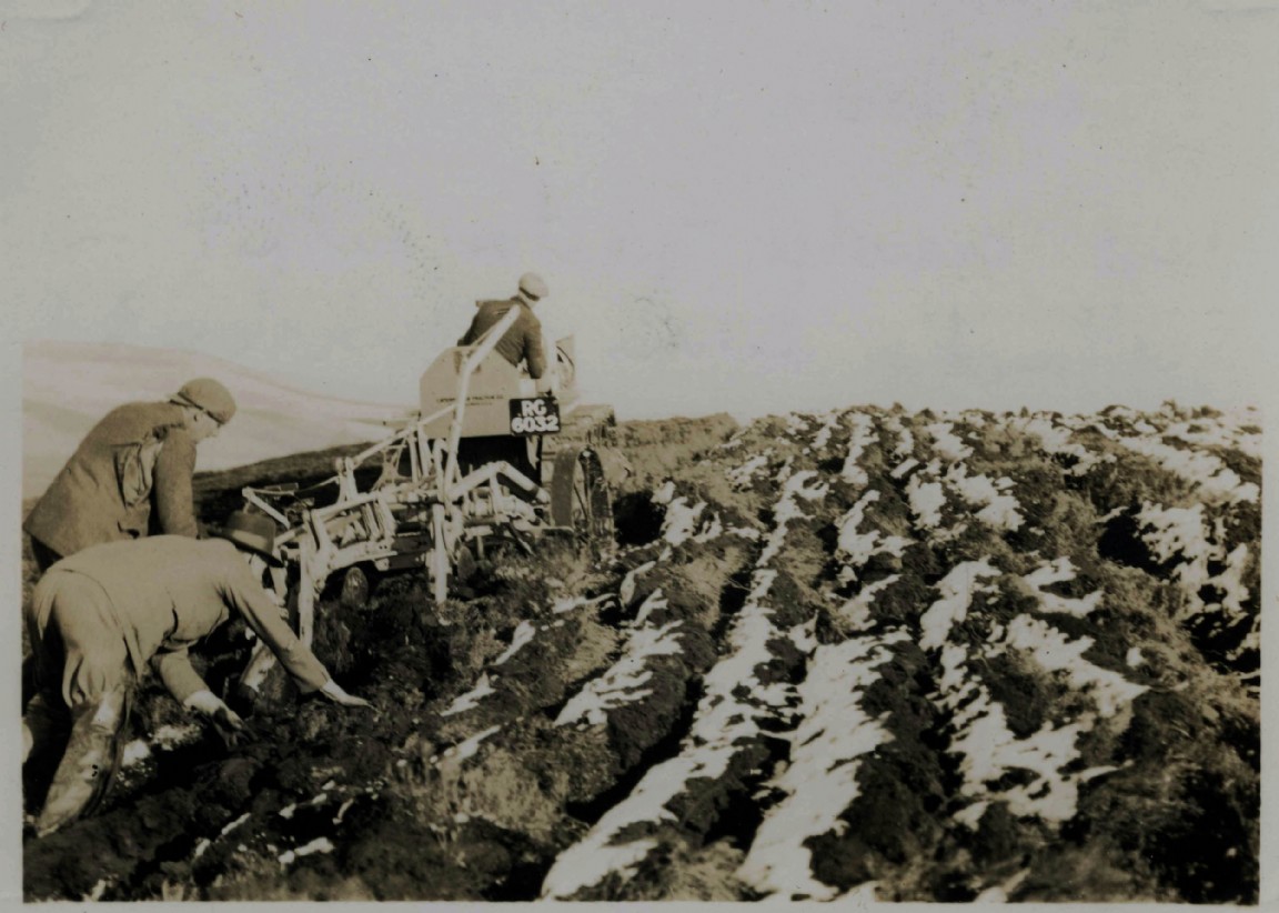 Ploughing Corrydown in Clashindarroch Forest