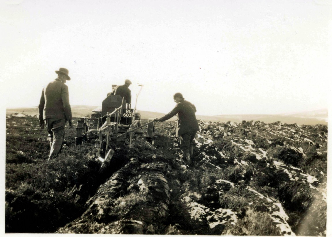 Ploughing Corrydown in Clashindarroch Forest