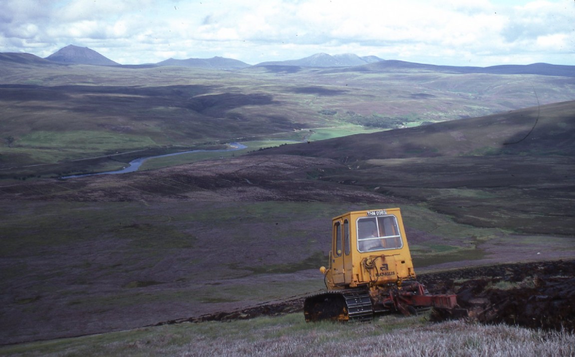 Mounted Tine Ploughing above Strath of Kildonan