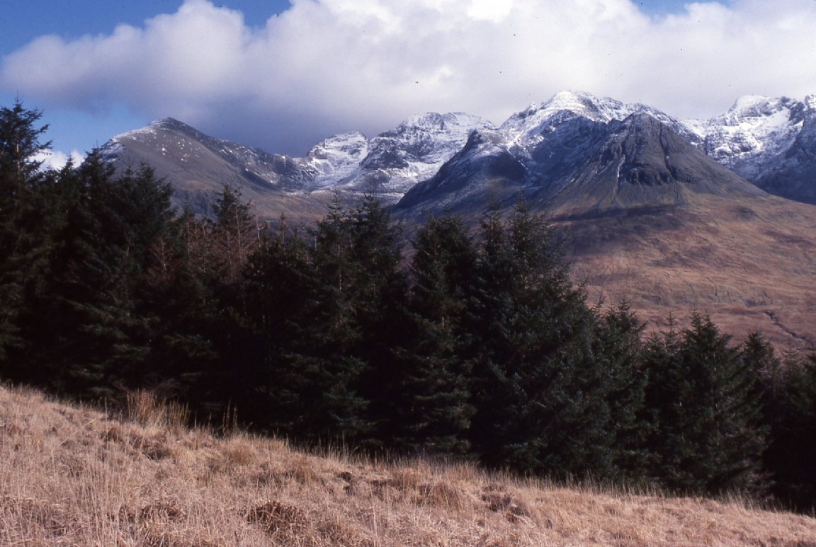 Glen Brittle forest to the Cullin, Skye