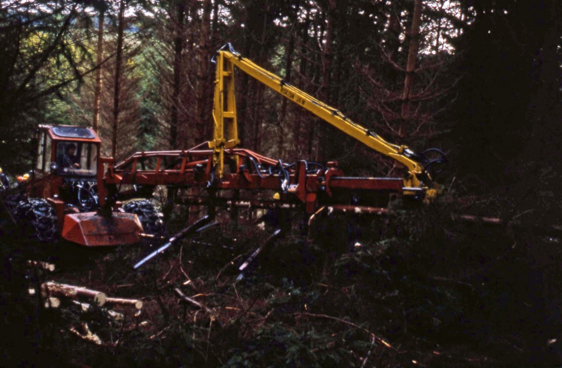 Mechanised harvesting demonstration