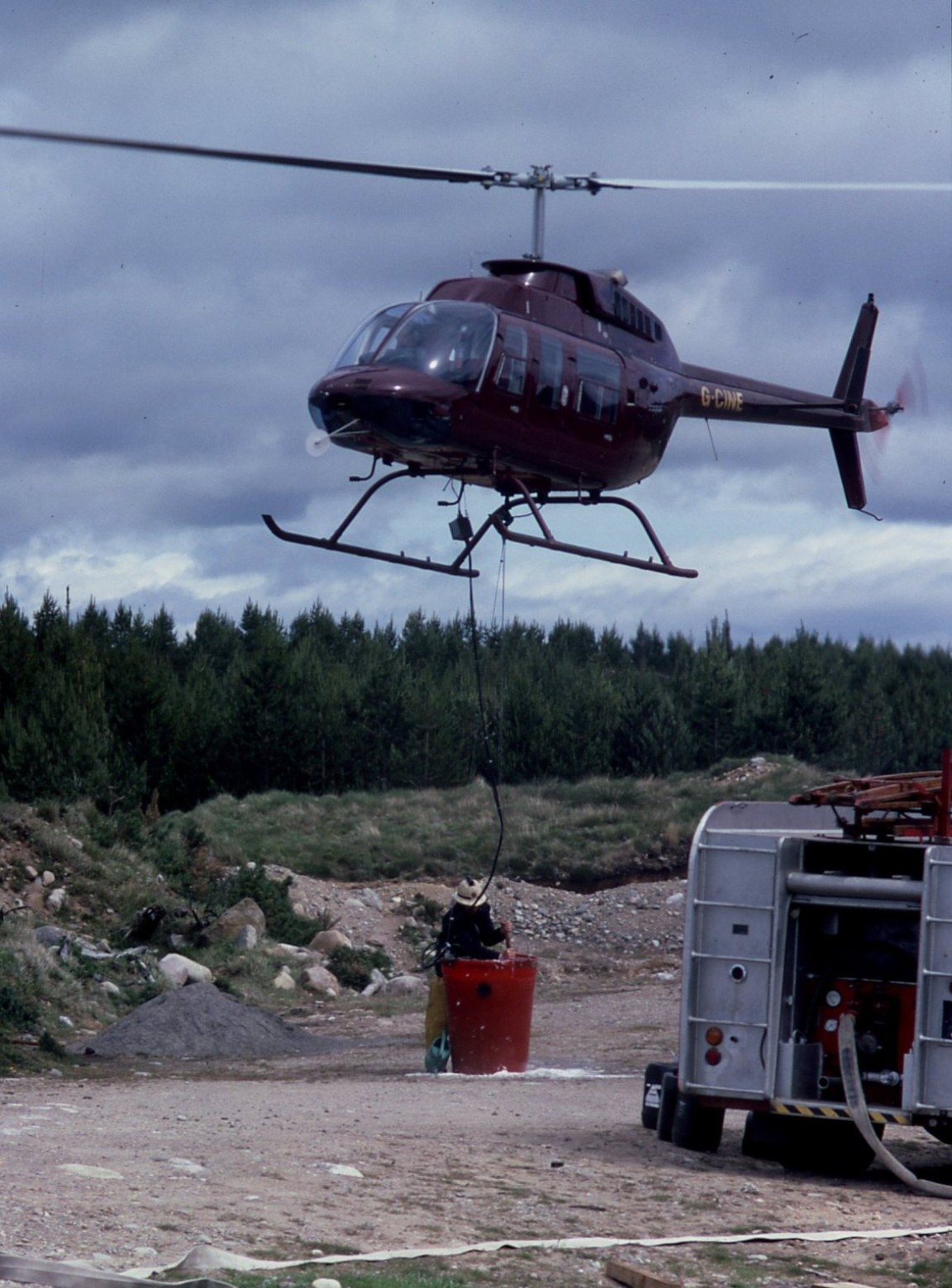 Fire Foam and Bucket Trials with PLM