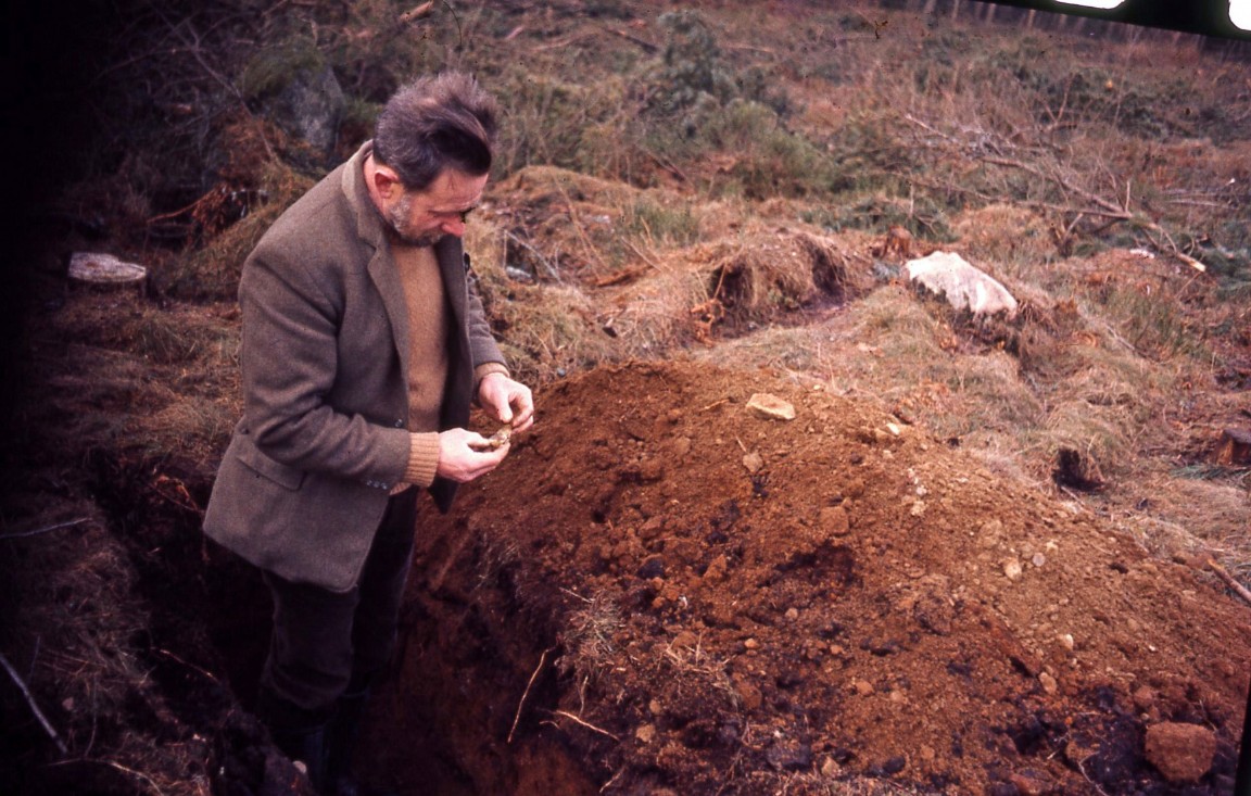 Forester in Soil Pit