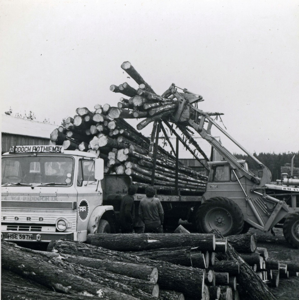Riddoch Sawmill Yard at Kinnoir