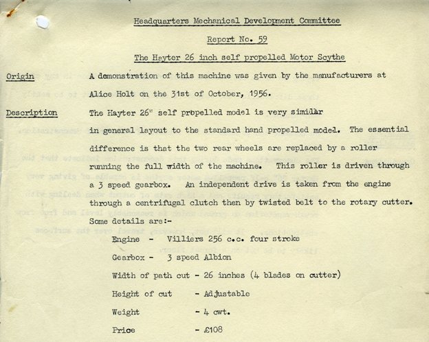 The Hayter 26&rsquo;&rsquo; Self Propelled Motor S