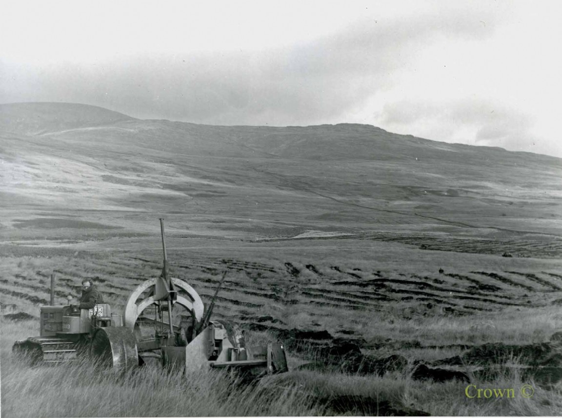 Fowler and Cuthbertson plough at Loch Ard Forest