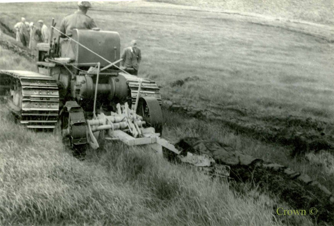 Begg Plough and Tractor at Craik Forest