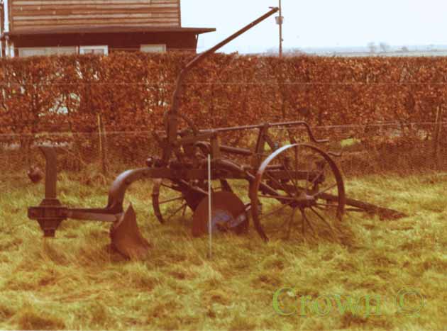 Ransomes Solotrac plough &mdash; Halwill Forest