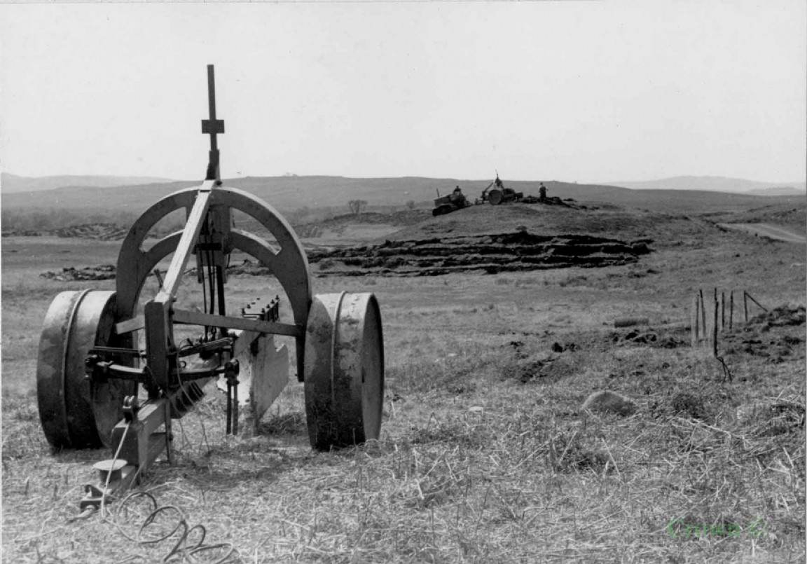 Tine Ploughing in Glentrool Forest 