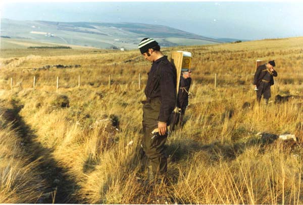 Field testing prototype Huntly Herbicide Applicato