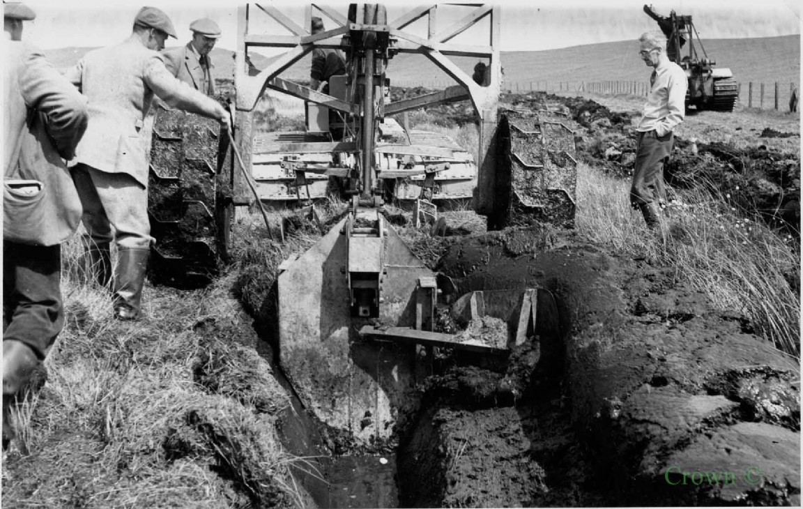 Ploughing demo at Couthally, Clydesdale Forest