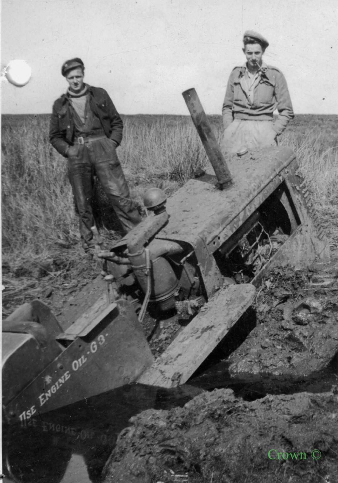 International tractor bogged