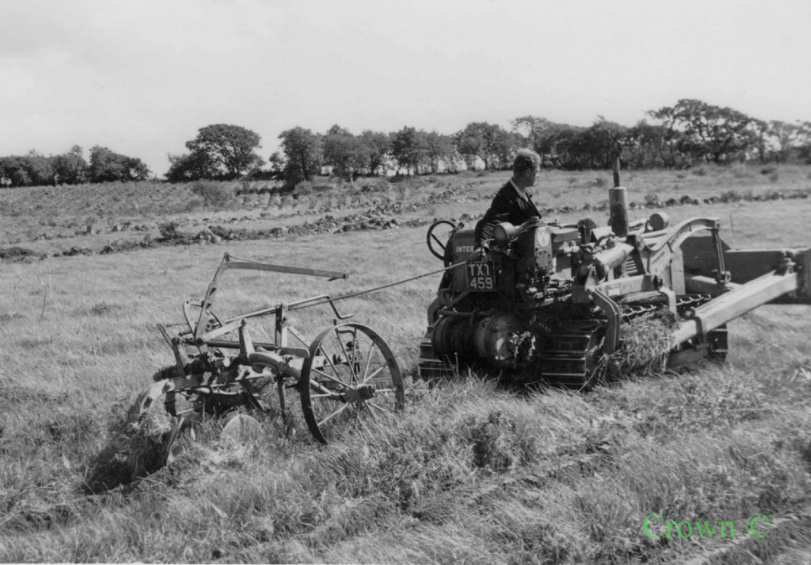 Solotrac Ploughing at Halwill Forest Experiment