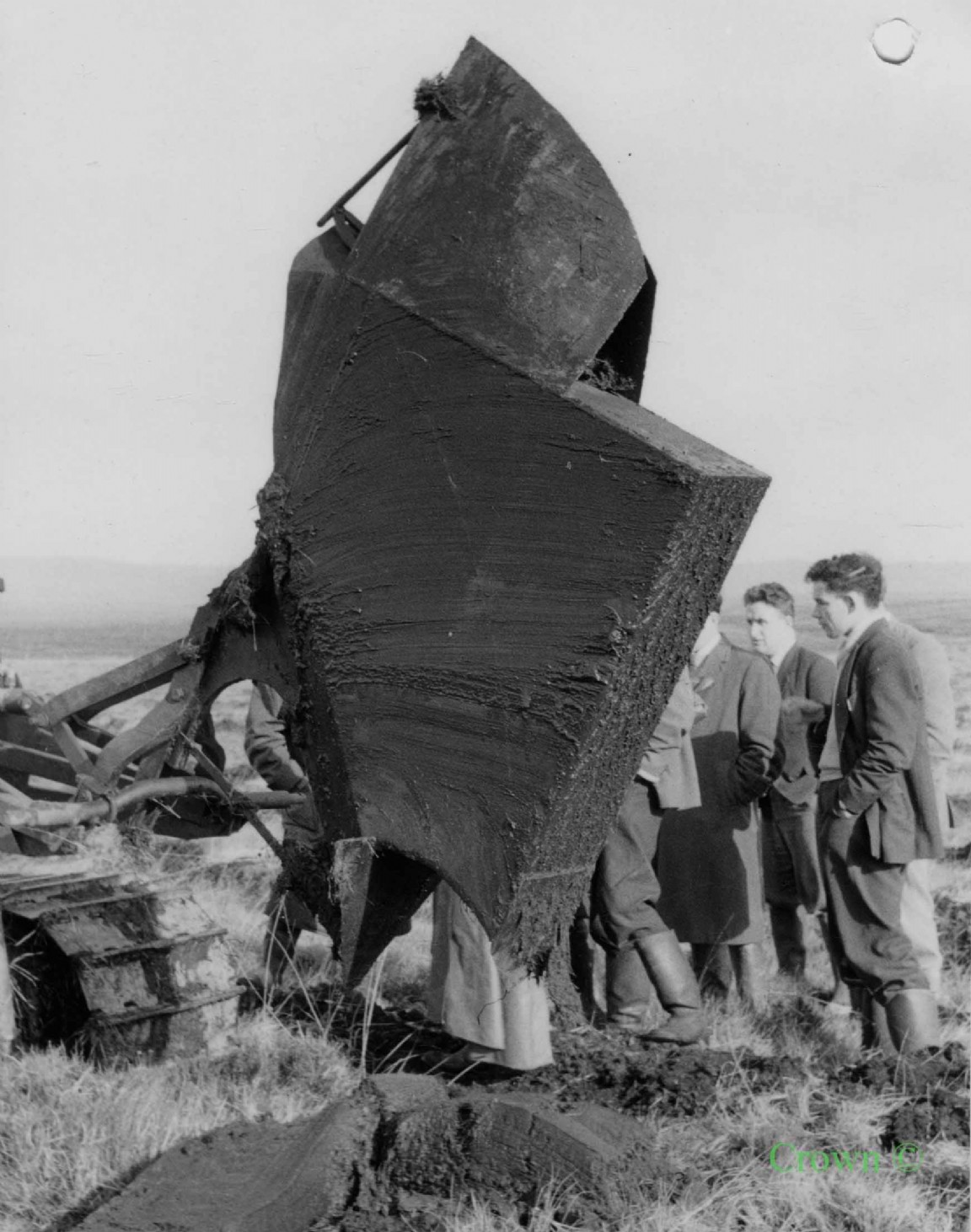 Glenamoy Drainage plough at Co. Mayo, Eire