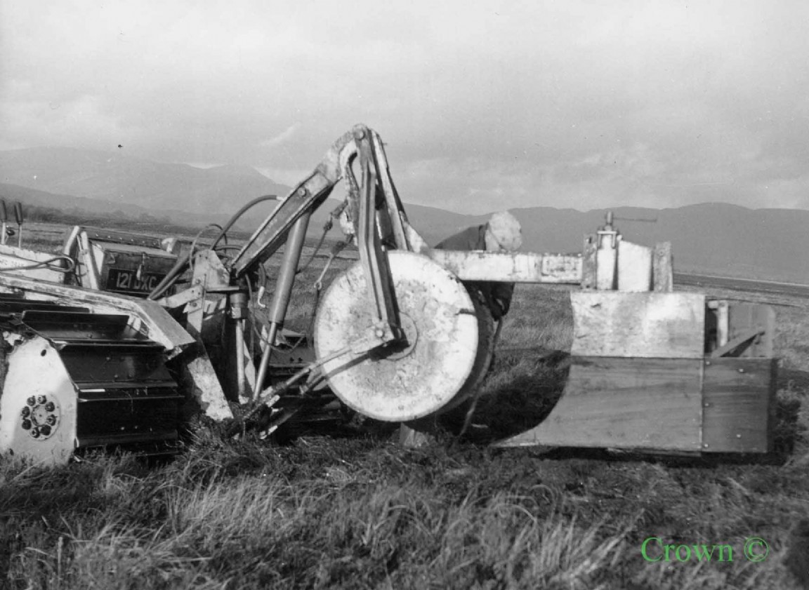 Draining Plough at Flanders Moss