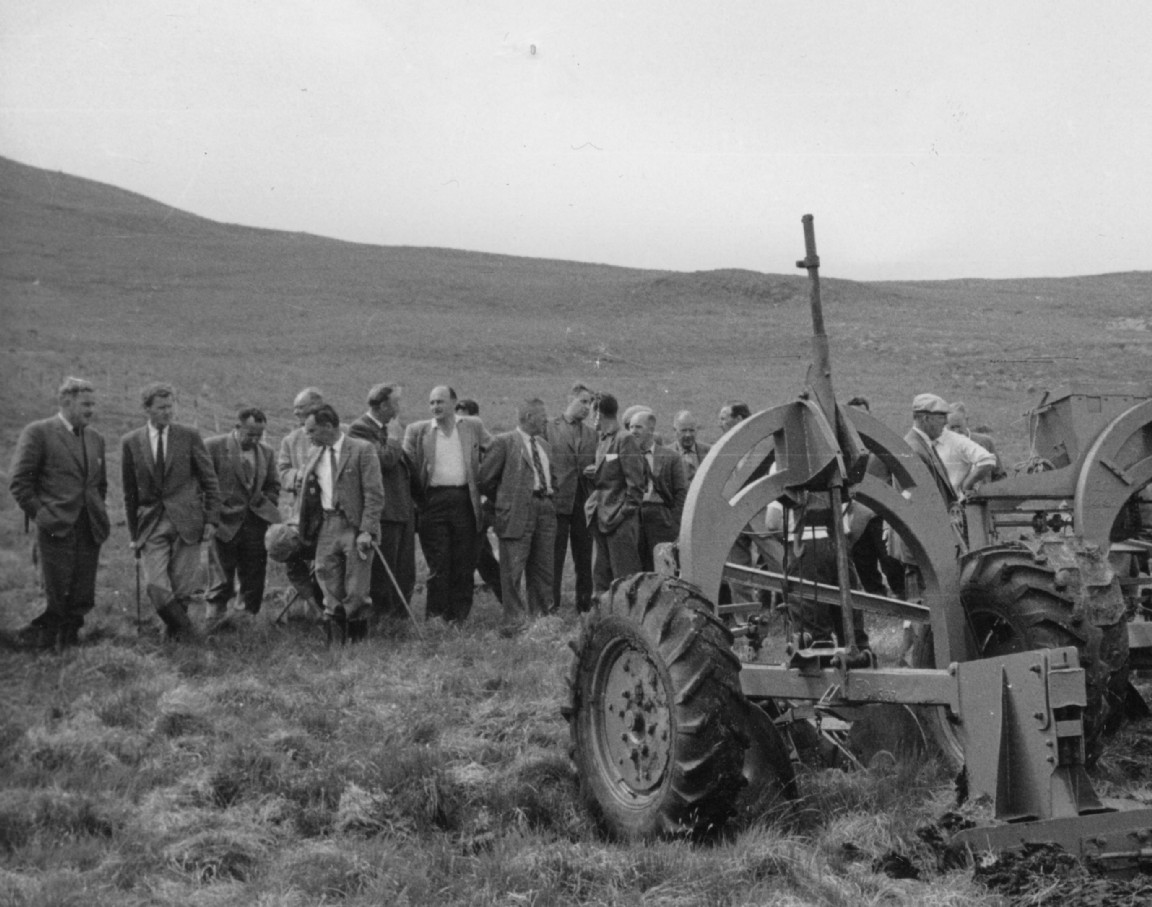 Ploughing demonstration at Greskine Forest