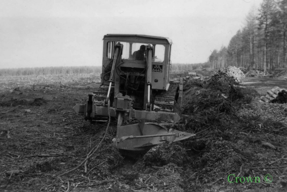 Sickle Plough working in Wykeham