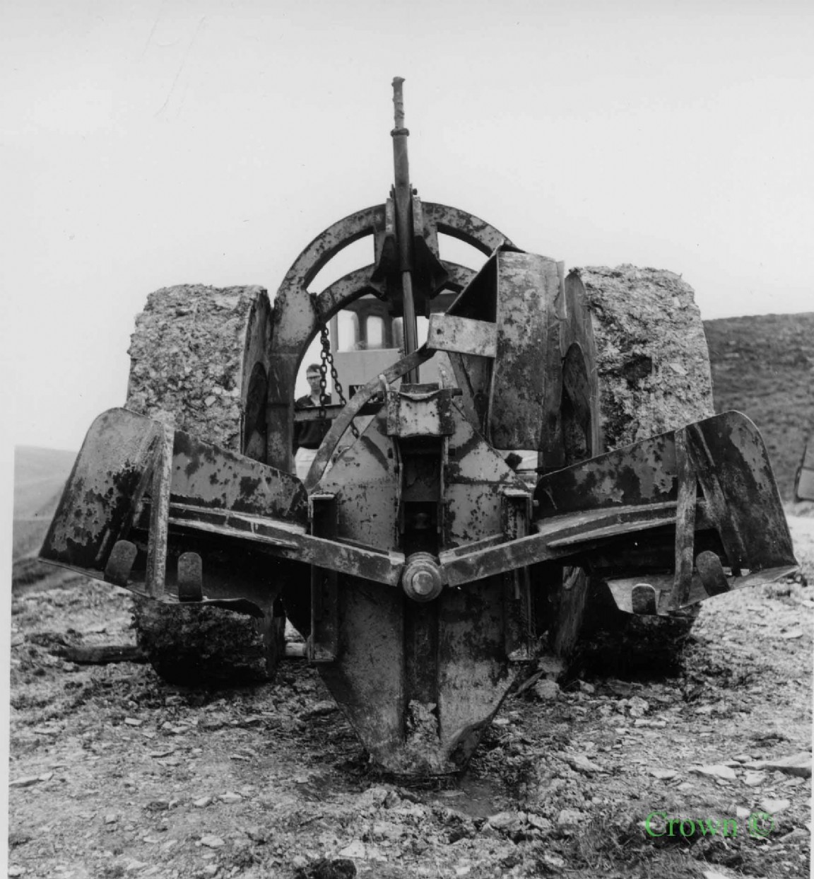 Reversible Cuthbertson peat plough head