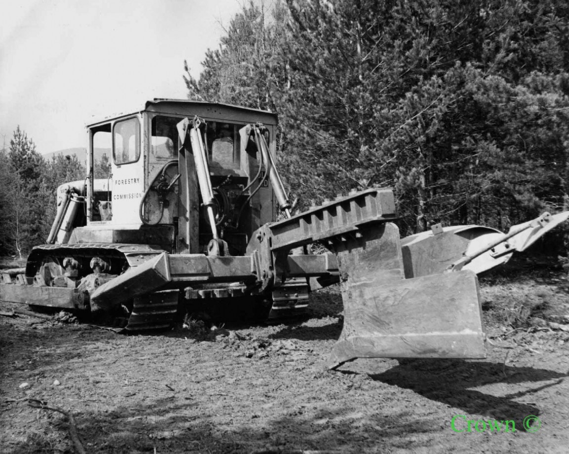 Challenger and deep tine plough at Inshriach