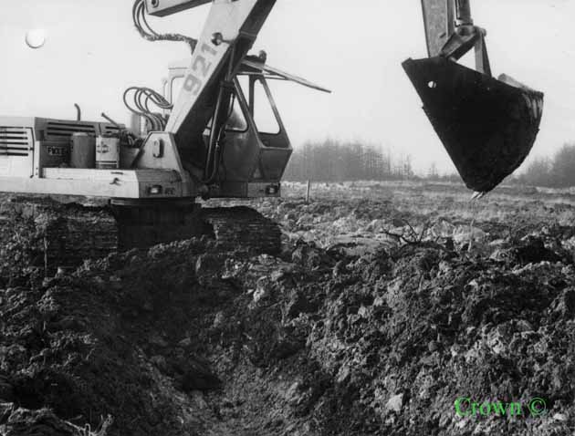 Draining deep complete ploughing in Rosedale
