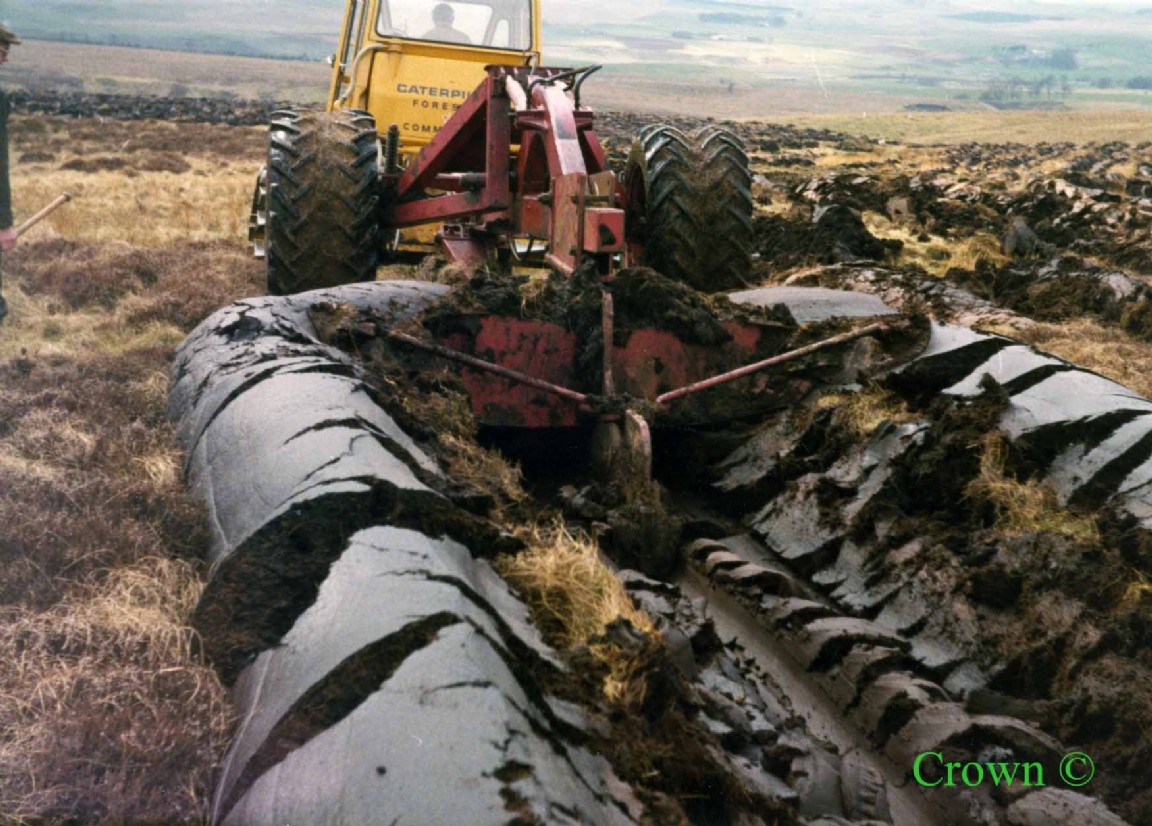 Deep double mouldboard Tine in South Scotland