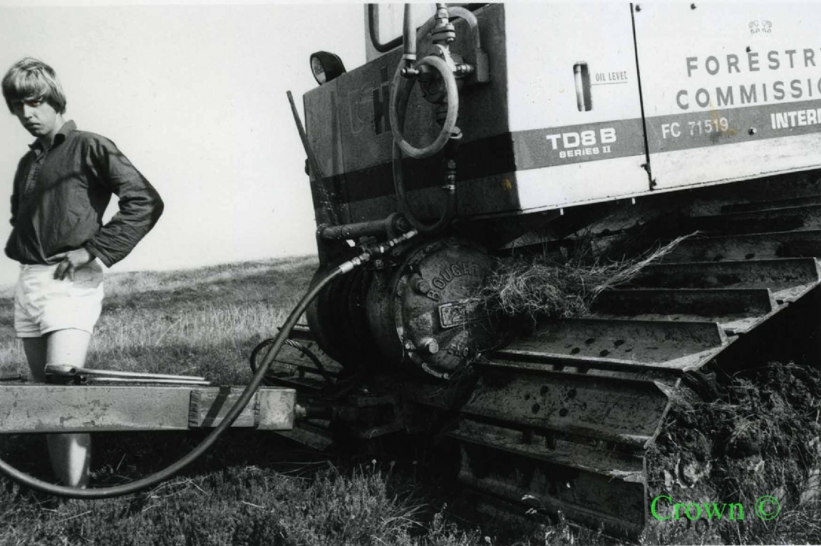Ploughing tractor trials Naver Forest