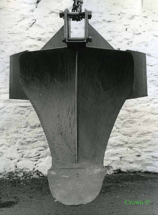 Double mouldboard peat plough head at Parkgate