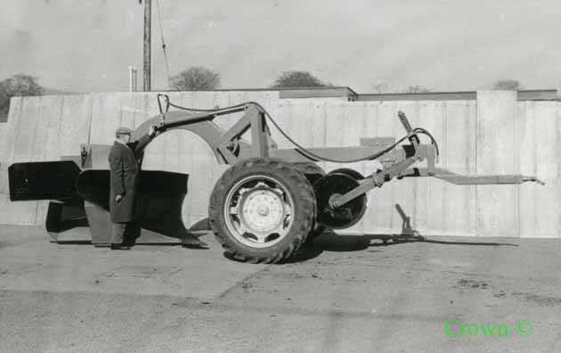 Parkgate Humpy draining plough ready for dispatch