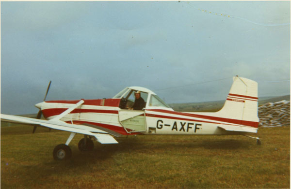Aerial Fertilising with Cessna aircraft G - AXFF