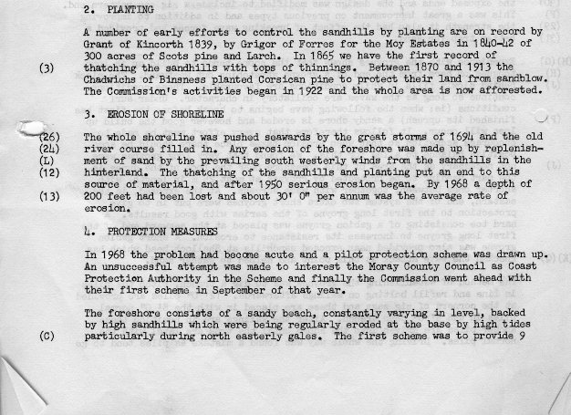 History of Cubin Forest - Coastal Erosion 1973