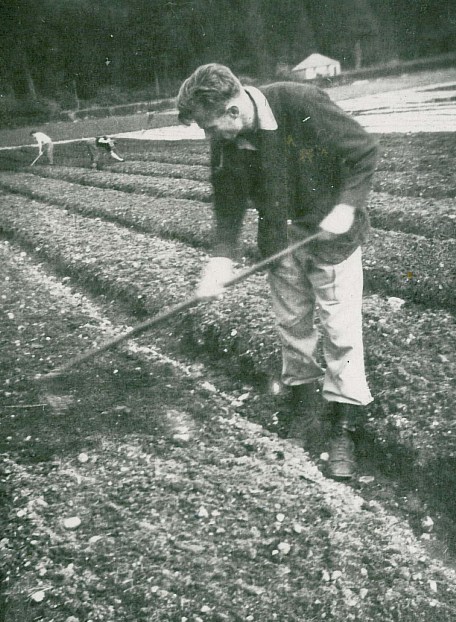 Preparing seedbeds Uig Nursery &mdash; Benmore