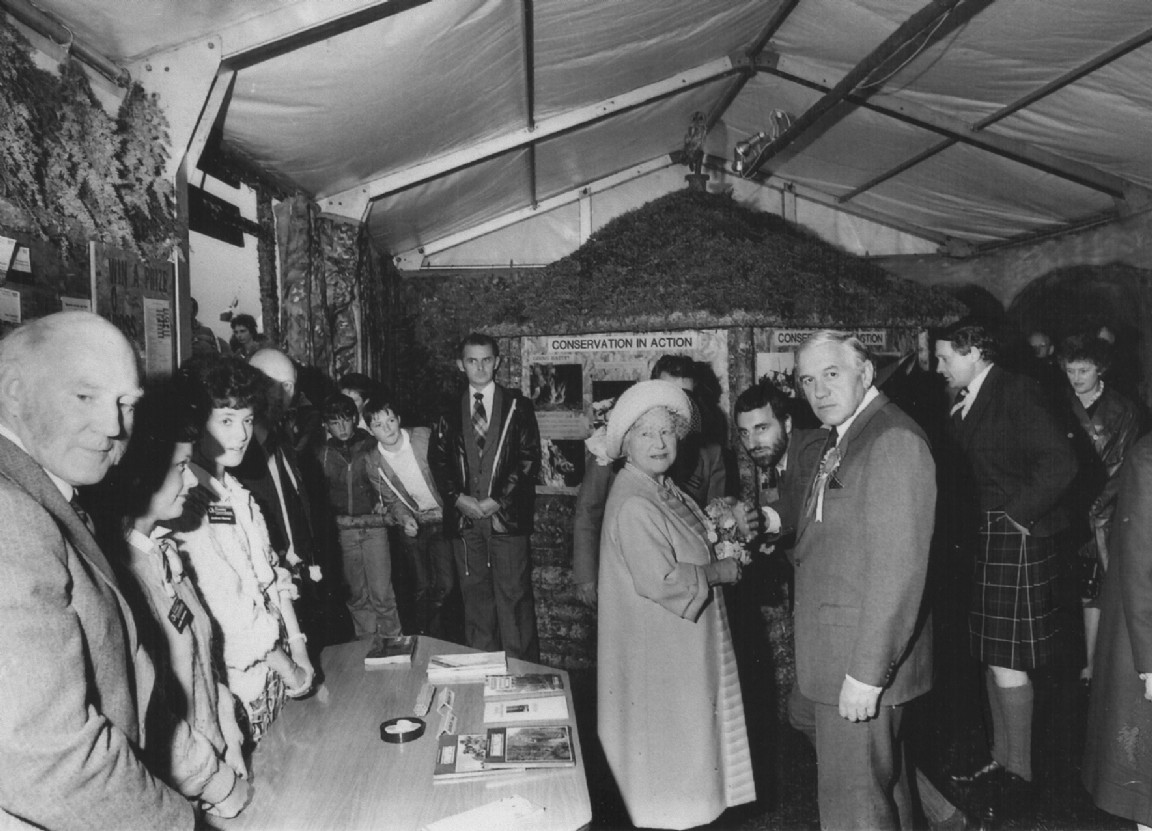 Queen Mother visiting 150th Black Isle Show