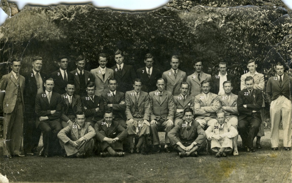 Formal Benmore group final year 1938 